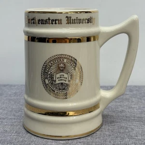 Taza de cerveza WC Bunting Northeastern University Stein Boston MA Drink Suds Huskies - Imagen 1 de 10