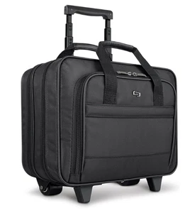 Solo New York Carnegie 15.6" Bolso con ruedas para computadora portátil maletín con ruedas negro - Imagen 1 de 7