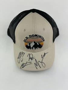 OLD DOMINION FULL BAND (X5) SIGNED AUTOGRAPH BASEBALL HAT CAP - TREVOR ROSEN + 4 - Picture 1 of 1