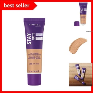 Stay Matte Liquid Mousse Foundation 30ml - Radiant Finish for Combination Skin - Picture 1 of 12
