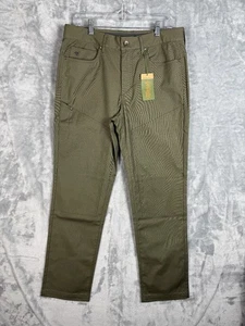 Pantalones de campo Marsh Wear Westwood doble rodilla para hombre 34 verde fósil elástico nuevos con etiquetas $129 - Imagen 1 de 5