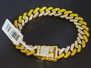 INVICTA ELEMENTS ULTRA ICED OUT KUBANISCHES KETTENARMBAND FÜR HERREN NEU MIT ETIKETT - Bild 1 von 6