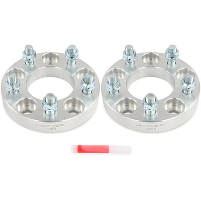 2Pc 1" or 25mm 5x114.3mm Wheel Spacers 1/2"x20 For Ford Crown Victoria 1992-2011 - Image 1 of 4