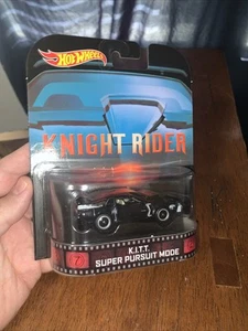 2014 Hot Wheels Retro Entertainment Knight Rider K.I.T.T. Super Pursuit Mode - Picture 1 of 8