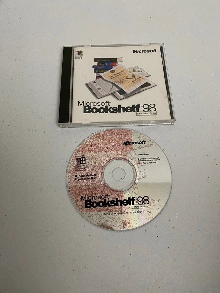 Microsoft Bookshelf 98 Reference Library Full Version for Windows X03-08961 - Image 1 of 1