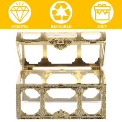 Miniatur-SchatzkisteSchatzkistenspielzeug für Kinder Piraten kleine Kiste - Bild 1 von 4