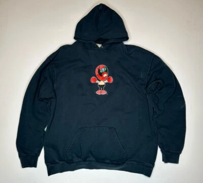Vintage Homestar Runner Strong Bad Pullover Hoodie Y2K | Black | XL - Image 1 of 4