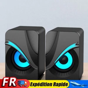 Portable Mini Speaker PC Sound Box Mini Desktop Speaker for PC Computer Laptop - Foto 1 di 11