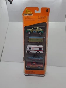 VINTAGE 1999 MATCHBOX CANYON BASE 5 DIECAST CAR SET BOAT CAMPER NEW IN BOX 96686 - Picture 1 of 9
