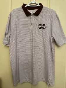 Camisa polo MSU de la Universidad Estatal de Mississippi para hombre XL marca Coliseo ☼ - Imagen 1 de 4