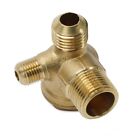 For F14*1.5Mm Hex Nut Air Compressor Tube Air Compressor Intake Tube Brass Gold
