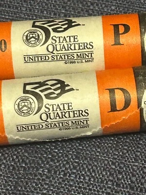 2001-P&D KENTUCKY STATE QUARTERS IN ORIGINAL MINT ROLLS! - Image 1 of 3