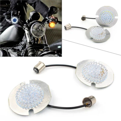 1157 LED Turn Signal Light Indicator Inserts fit Harley Electra/Road Glide — 第 1/4 张图片