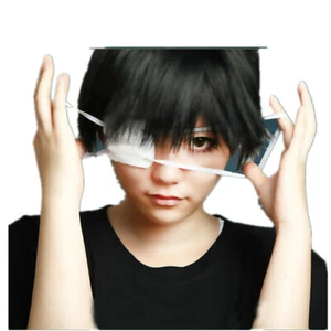 Hot Unisex White Single-Eyed Eyepatch Anime Movie LARP Halloween Cosplay Eyepatc - Picture 1 of 6