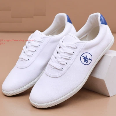 Canvas Chinese Kung Fu Tai Chi Shoes Martial Arts Shoes Sneakers Unisex Footwear - Image 1 of 4