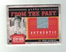 MIKE SCHMIDT 2010 Panini Century Collection JERSEY RELIC #43/50 Blast From Past