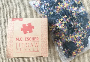M.C Escher • 216 piece Jigsaw Puzzle from Lagoon • Lizard Tesselation Puzzle - Picture 1 of 4