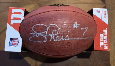 Wilson "The Duke" Fútbol Oficial NFL Firmado por Joe Theissman Nuevo en Caja Foto 1 de 4