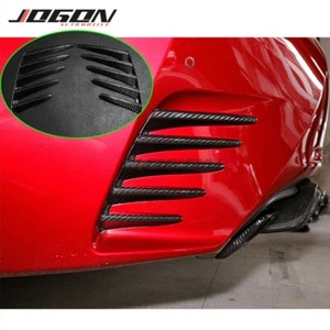 Jogon Carbon Fiber Rear Bumper Splitter Cover For Lexus RC200 RC300 RC350 FSport - Picture 1 of 9