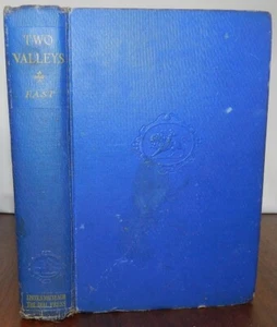 Howard Fast. Inscribed & Signed First Book. Two Valleys 1933 1stEd. Rare. - Imagen 1 de 9