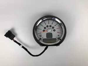 Org 2007 Mini Cooper r56 Lenkung Säule Tachometer Anzeige Chrom 9178747 - Bild 1 von 7