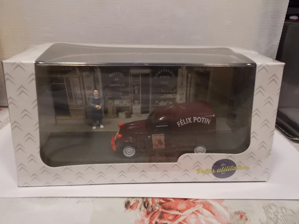 atlas sc1/43 citroen 2cv furgonetta felix potin - Immagine 1 di 1