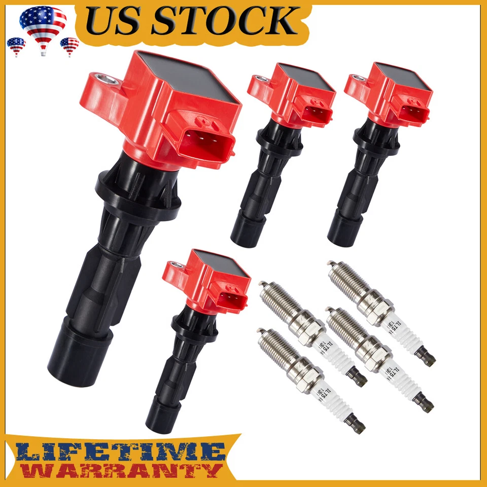 Bobinas de ignição e velas de ignição de irídio para Mazda 3 2.0L 2.3L 2.5L 2006-2013 UF-540 - Imagem 1 de 4