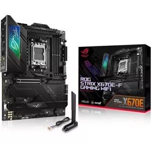 ASUS ROG STRIX X670E-F GAMING WIFI AMD X670 AM5 Ryzen™ - Foto 1 di 6