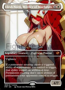Elesh Norn, Mother Of Machines - Altered Art Custom Game Card Waifu High Quality - Picture 1 of 3
