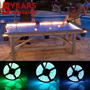 LED RGB Farbwechsel Lichter Fernbedienung Bar Billard Billard Tisch Stoßstange 5M - Bild 1 von 18