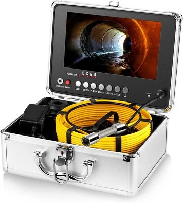 Comstex 25M 9-Zoll 16G Video Borescope industrielle Rohrinspektion Kanalkamera - Bild 1 von 4
