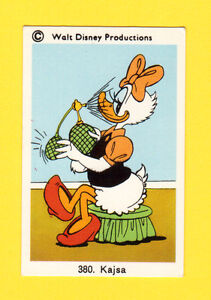 Walt Disney Vintage Card from Sweden #380 Daisy Duck Spraying Perfume BHOF