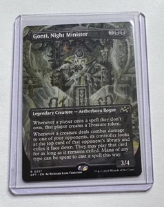 Gonti, Night Minister Rare Borderless Aetherdrift (DFT) MTG NM/M - Picture 1 of 2
