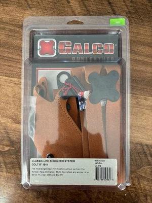 Galco Classic Lite Shoulder System Colt 5" 1911 #CL212 Right Hand Natural - Image 1 of 2