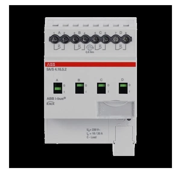 ABB Schaltaktor 4fach 16 A SA/S4.16.5.2C-Last REG 2CDG110266R0011 (4016779066471