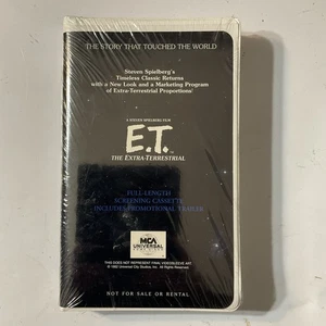 E.T. Cinta promocional The Extra-Terrestrial VHS Screener nueva sellada de fábrica - Imagen 1 de 17