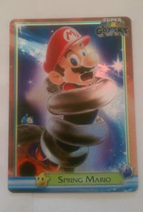 Super Mario Galaxy Spring Mario Foil Trading Card F16 VERY Rare!  NEW! - Picture 1 of 1