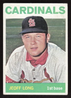 1964 TOPPS JEOFF LONG 497 VG RC BASEBALL ST. LOUIS CARDINALS - Image 1 of 2