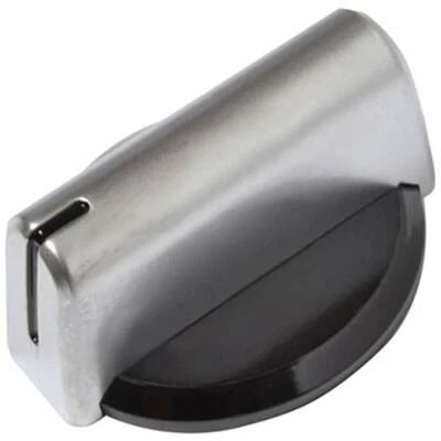 Baumatic Cooker Knob Aluminium & Black Hob Oven Control Knob Dial Switch A48c