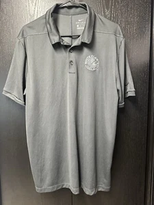 Nike Dri-Fit Golf Polo Bianco Artiglio Seltzer - Grigio Spina di Pesce - Taglia L - Foto 1 di 10