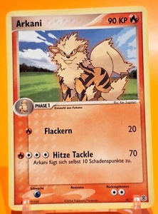 Pokemon Karte Arkani Arcanine EX FireRed & LeafGreen  18/112  2004 Feuerrot - Bild 1 von 2