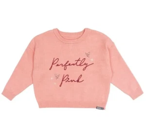 WICKED THE MOVIE GLINDA Perfectly Pink Sweater Toddler Girls Size 5T NEW - Picture 1 of 6
