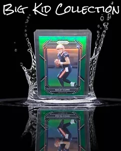 2022 Panini Prizm Bailey Zappe Rc Green Prizm #305 Patriots - Picture 1 of 4