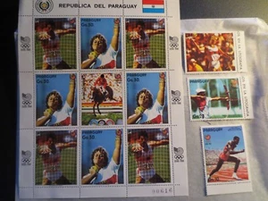 DOC's Paraguay Scott #C690-C691 MNH Sheet Olympics 1988 Seoul  - Picture 1 of 12
