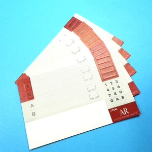 📃 5x TDK AR * Aufkleber für Kassetten * Stickers for Cassettes * 1988 - Bild 1 von 2