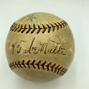 Babe Ruth & Lou Gehrig Dual Signed Official American League Baseball JSA COA - Picture 1 of 7