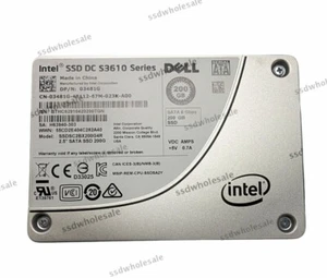 DELL 03481G Intel S3610 200GB SSDSC2BX200G4R SATA 6Gb/s 2.5" SSD - Picture 1 of 1