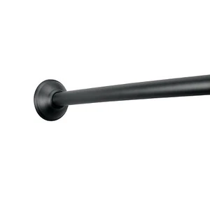 iDESIGN Curved Shower Curtain Rod Matte Black