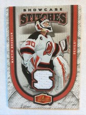 Martin Brodeur Jersey Patch 2006-07 Flair Showcase Stitches #SS-BR HOF