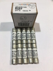 FERRAZ SHAWMUT MERSEN DCT8-2 8A 1000VDC Amp Trap Fuse JPSF678 Pack of 1/5/10 - Picture 1 of 4